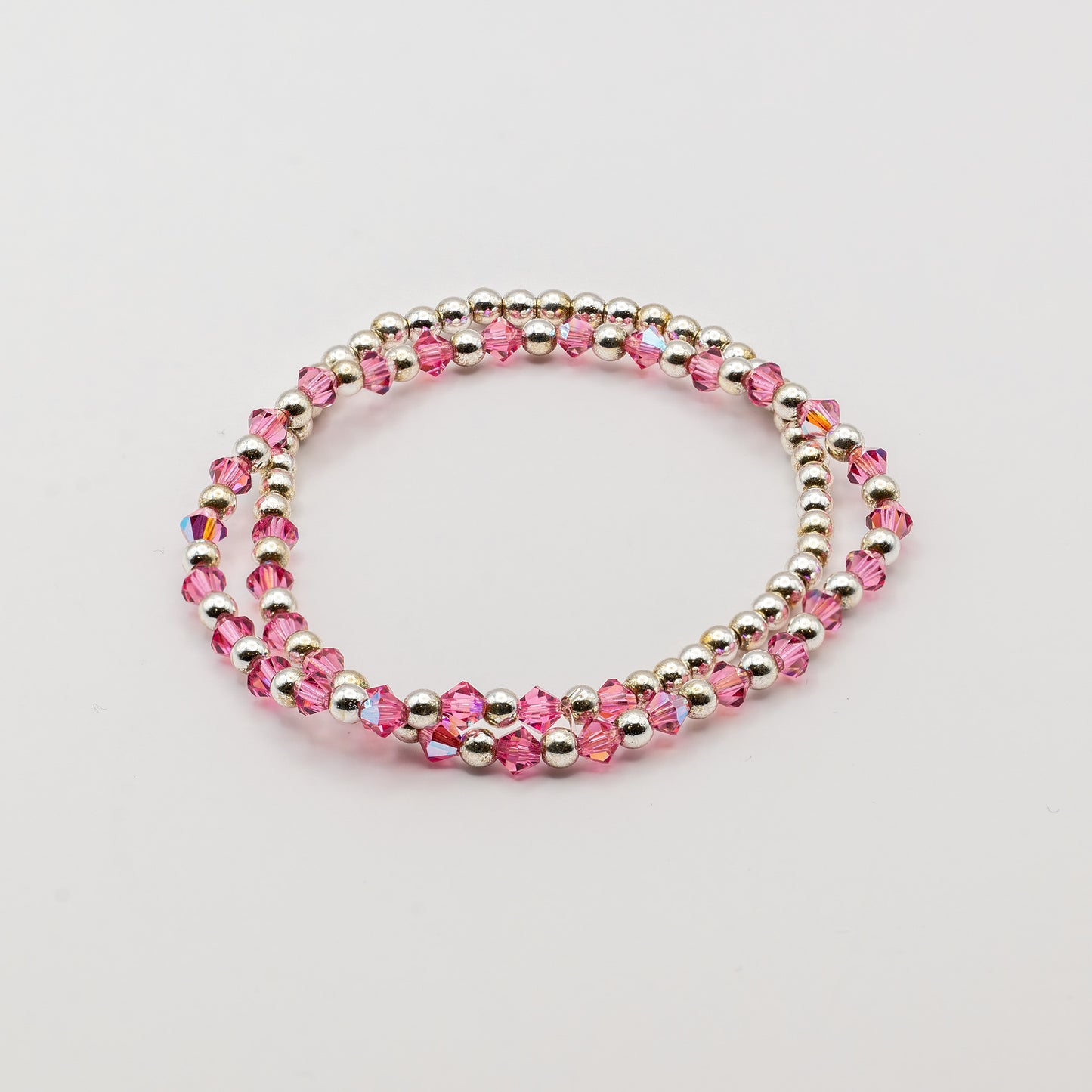 Doppelarmband rosa